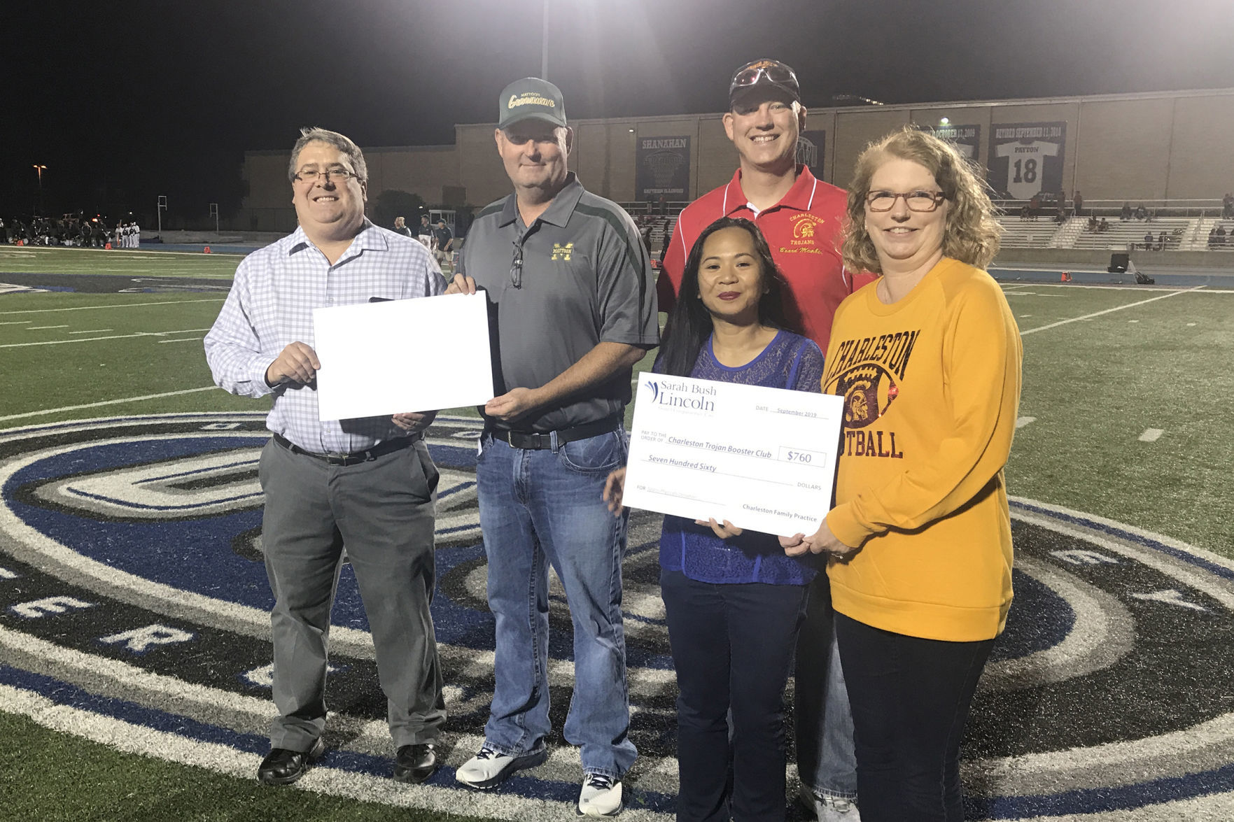 Mattoon, Charleston donation